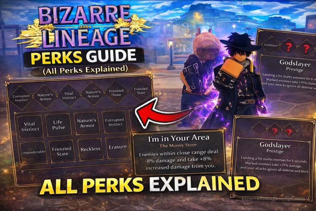 Bizarre Lineage Perks