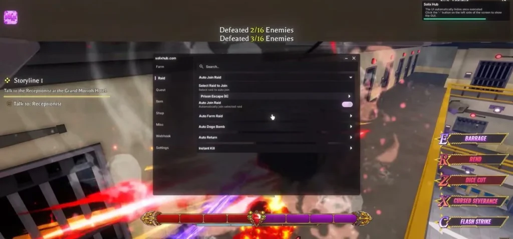 Bizarre Lineage Script screenshots